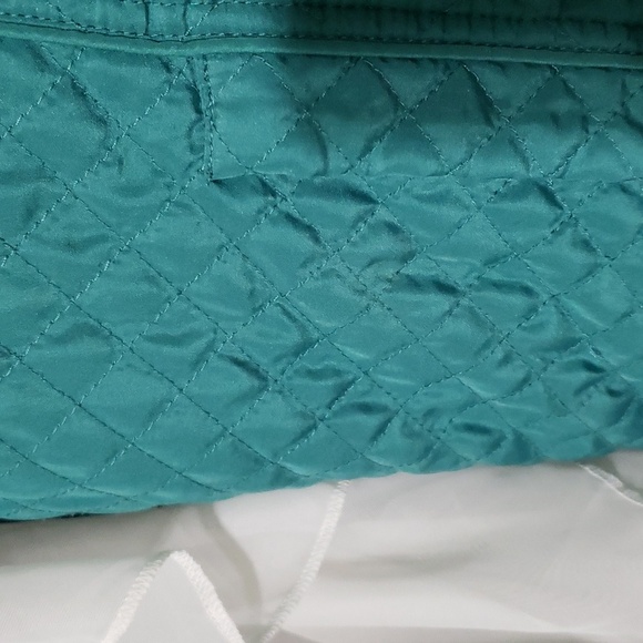 CJ Banks. Teal Quilted Vest; 2 Front Pockets; Full Zipper. Size 2X EUC - Picture 3 of 15